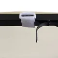 Auvent crème 2x2,3 m 180 g/m² tissu et acier