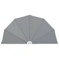 Auvent latéral pliable de terrasse Gris 160 cm