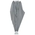 Auvent latéral pliable de terrasse Gris 160 cm