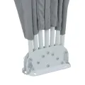 Auvent latéral pliable de terrasse Gris 160 cm
