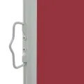 Auvent latéral rétractable de patio 60x300 cm Rouge