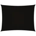 Voile de parasol tissu oxford rectangulaire 3,5x5 m noir