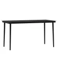 Ensemble à manger de jardin et coussins 7 pcs Marron