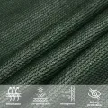 Voile d'ombrage 160 g/m² Vert foncé 2x4 m PEHD