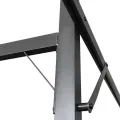 Pergola avec toit rétractable taupe 295x292x230 cm