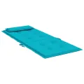 Coussins de chaise à dossier haut lot de 6 turquoise