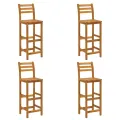 Ensemble de bar de jardin 5 pcs Bois d'acacia solide