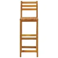 Ensemble de bar de jardin 5 pcs Bois d'acacia solide
