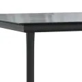Ensemble à manger de jardin 7 pcs Noir Résine tressée