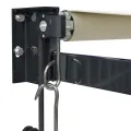 Auvent rétractable automatique crème 3,5x2,5 m
