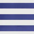 Auvent rétractable automatique bleu et blanc 3,5x2,5 m