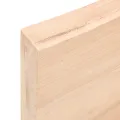 Dessus de table 80x50x(2-6) cm bois de chêne massif non traité