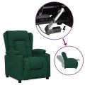 Fauteuil Vert foncé Tissu
