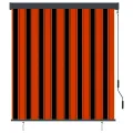 Store roulant d'extérieur 140x250 cm Orange et marron