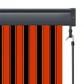 Store roulant d'extérieur 140x250 cm Orange et marron