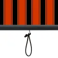 Store roulant d'extérieur 140x250 cm Orange et marron