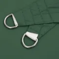 Voile parasol tissu oxford triangulaire 5x6x6 m vert foncé