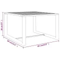 Salon de jardin 3 pcs avec coussins Aluminium Anthracite