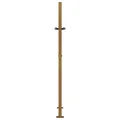 Portail de jardin 105x130 cm acier corten conception de carré