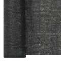Filet brise-vue Noir 1,8x50 m PEHD 150 g/m²