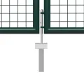 Portail de jardin Acier 500 x 75 cm Vert