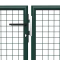 Portail de jardin Acier 500 x 75 cm Vert