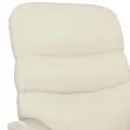 Fauteuil inclinable électrique Crème Similicuir