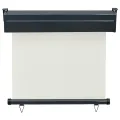 Auvent latéral de balcon 85x250 cm Crème
