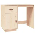 Bureau avec armoires 135x50x75 cm Bois massif de pin
