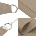 Voile de parasol Tissu Oxford triangulaire 5x6x6 m Taupe