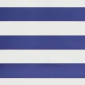 Auvent rétractable automatique bleu et blanc 4x3 m