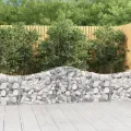 Paniers à gabions arqués 20 pcs 200x30x60/80 cm Fer galvanisé