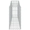 Paniers à gabions arqués 7 pcs 200x30x60/80 cm Fer galvanisé