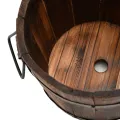 Ensemble de jardinière godet 3 pcs bois massif de sapin