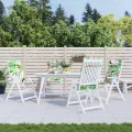 Coussins de chaise à dossier haut lot de 4 multicolore
