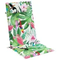 Coussins de chaise à dossier haut lot de 4 multicolore