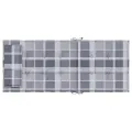 Coussins de chaise à dossier haut lot de 6 carreaux gris