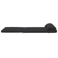Coussins de chaise adirondack lot de 2 noir tissu oxford