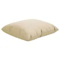 Coussins de canapé lot de 4 beige 60x60 cm tissu