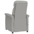 fauteuil de massage  en microfibre gris clair