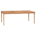 Table Batavia 200x100x75 cm Bois de teck massif
