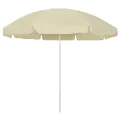 Parasol de plage jaune sable 240 cm