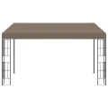 Belvédère mural 4x3 m Taupe Tissu