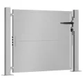 Portail de jardin 105x105 cm acier corten