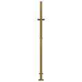Portail de jardin 105x155 cm acier corten design de bambou