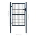 Portillon Acier 106x248 cm Anthracite