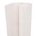 Clôture de jardin double face PVC 150x500 cm Blanc