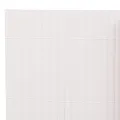 Clôture de jardin double face PVC 150x500 cm Blanc
