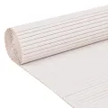 Clôture de jardin double face PVC 150x500 cm Blanc