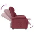 Fauteuil inclinable Rouge bordeaux Tissu